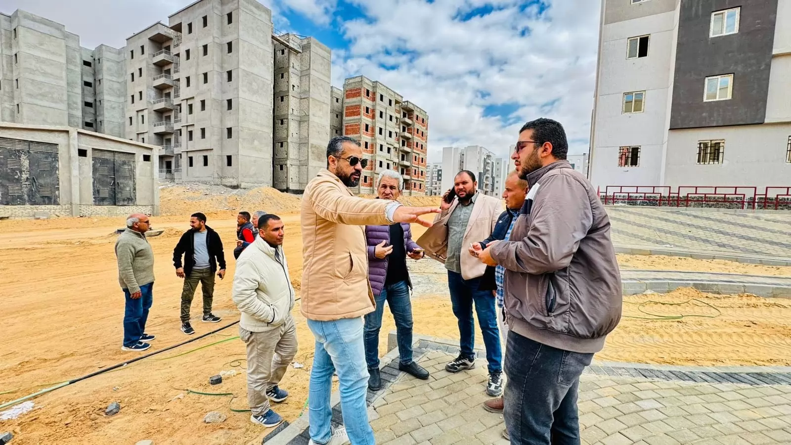 محمود مراد يتابع تنفيذ 