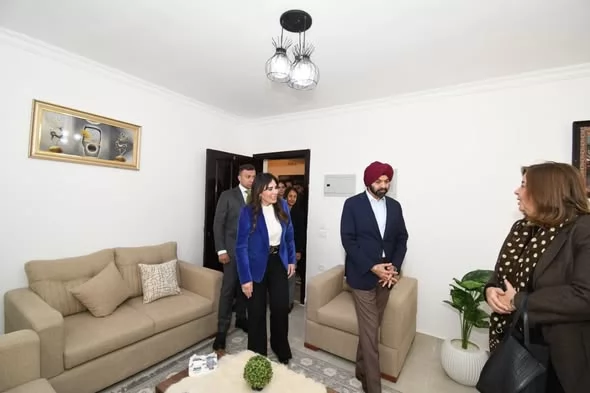 رئيس البنك الدولي يتفقد وحدات 