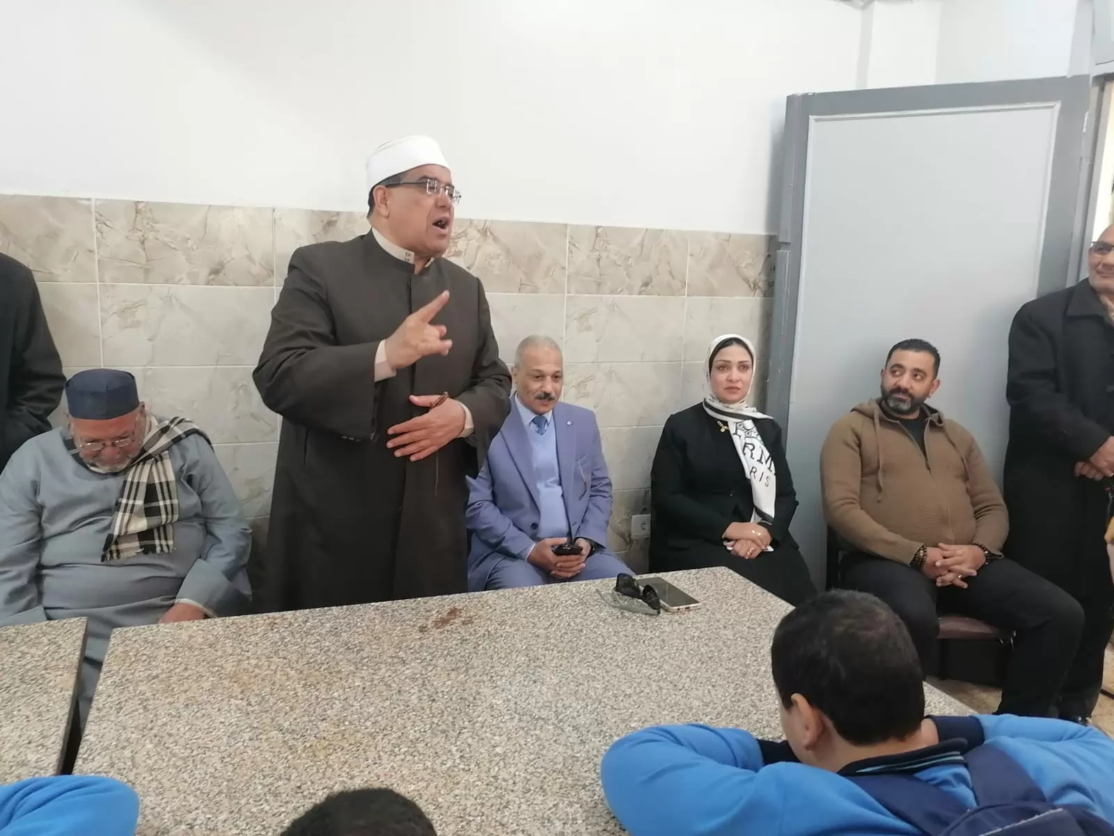  يوم ثقافى فنى لقصر ثقافه المنيا الجديدة بمدرسة النور للمكفوفين 