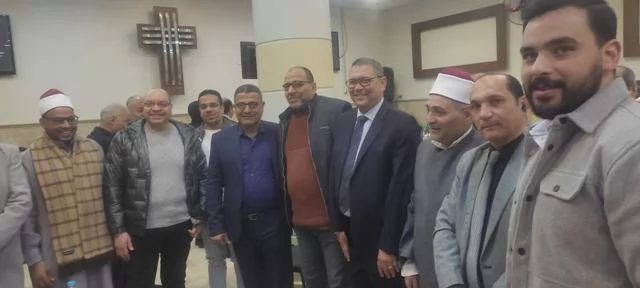 حفل افطار جماعي بالكنيسة الإنجيلية بملوي  