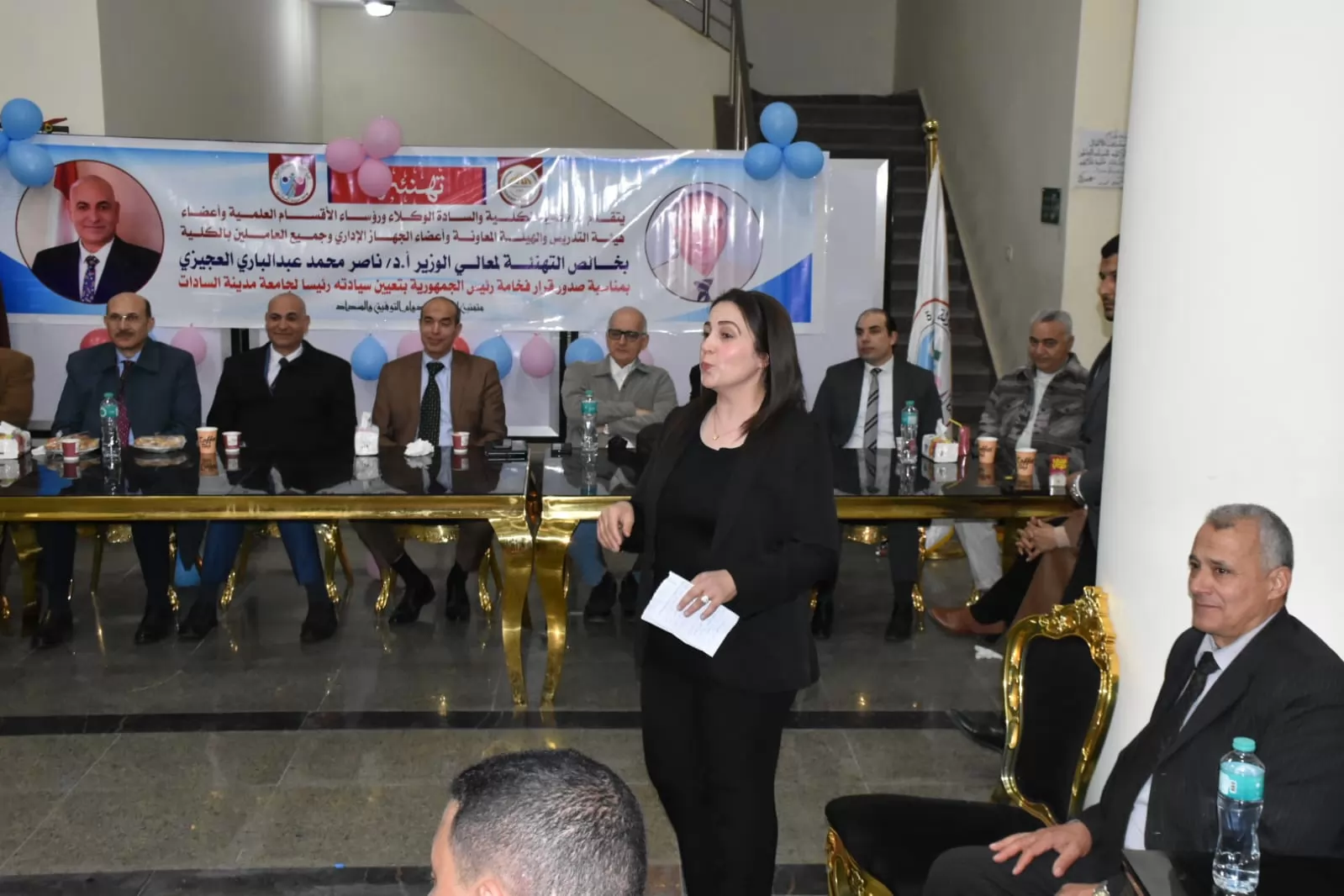 رئيس جامعة السادات يشارك في حفل إفطار جماعي بالطفولة المبكرة