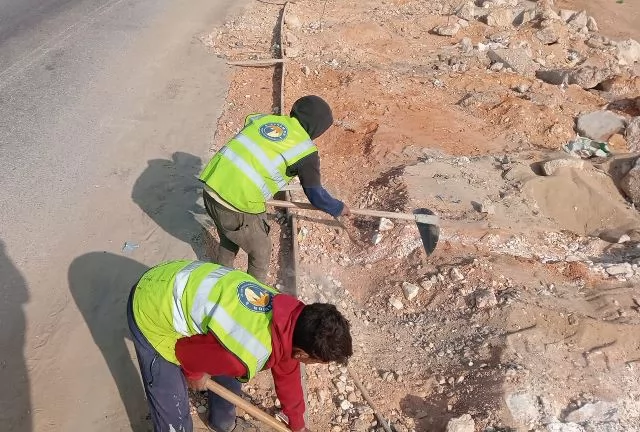 بشرة خير من رئيس جهاز 6 أكتوبر فى ملف تطوير الطرق بالمدينة.. صور