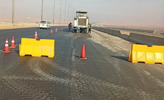 بشرة خير من رئيس جهاز 6 أكتوبر فى ملف تطوير الطرق بالمدينة.. صور