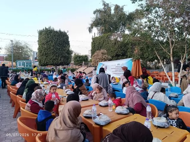 مديرية الشباب بالمنيا تنظم إفطارا جماعيا لألف طفل من ذوي الهمم 