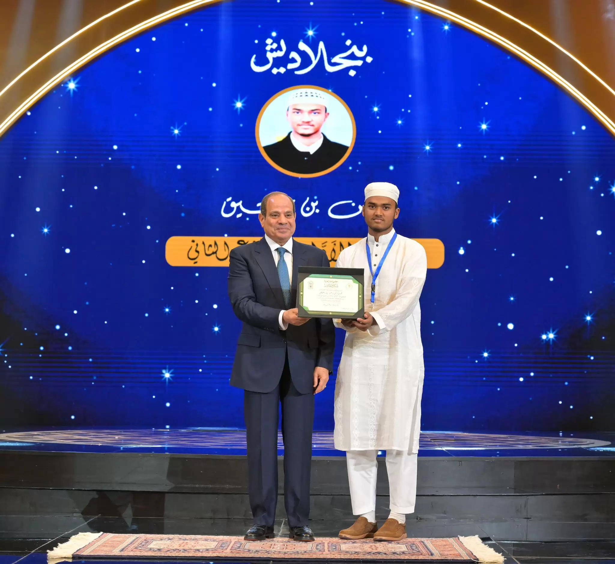 الرئيس السيسى يشهد احتفال الأوقاف بليلة القدر ويكرم الفائزين في برنامج دولة التلاوة