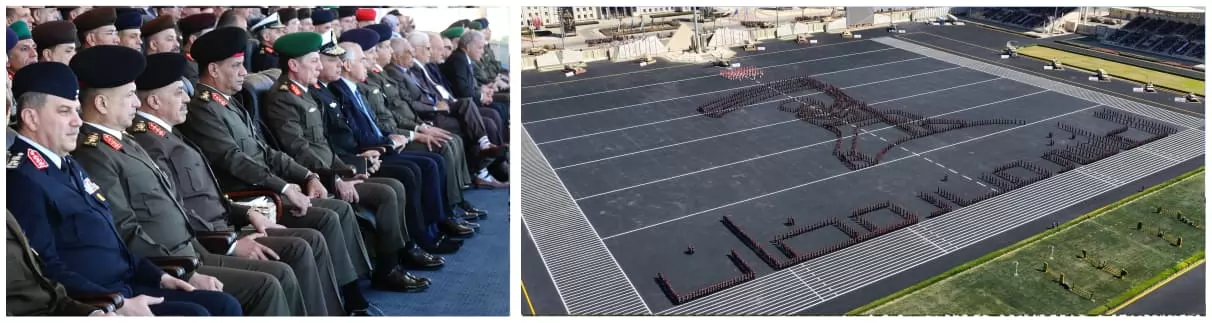 وزير الدفاع يشهد حفل إنتهاء فترة الإعداد العسكرى لطلبة الأكاديمية