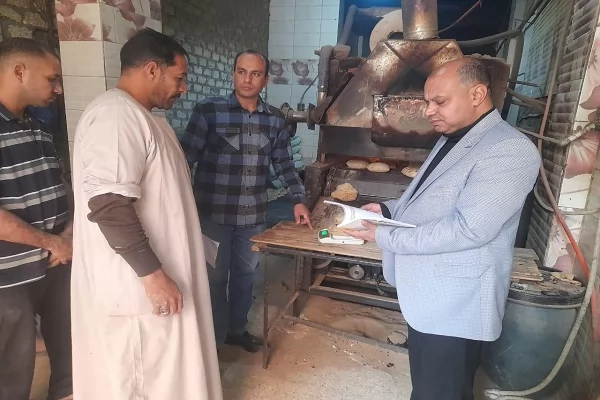 تحرير 174 مخالفة وإحباط تهريب دقيق مدعم  بالمنيا 