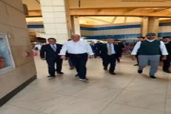 النشار يطمئن على سير العمل في مطار شرم الشيخ  
