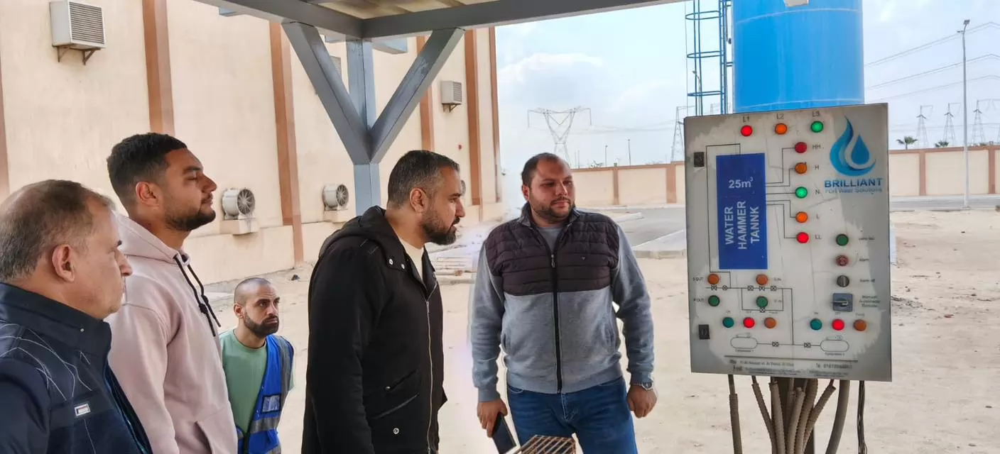 رئيس العبور الجديدة يتفقد محطات المياه والمراكز التكنولوجية ..صور