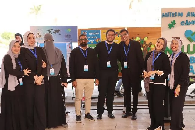 صيدلة الجامعة المصرية الروسية تنظم حملة لـ