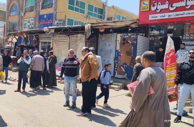 جهاز بدر يعلن الحرب على الباعة الجائلين والعشوائيات بالزلزال.. في