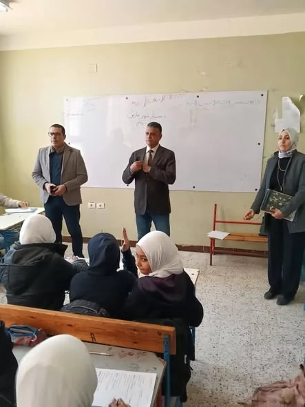 وكيل تعليم الإسماعيلية يتفقد مدارس القنطرة غرب..صور