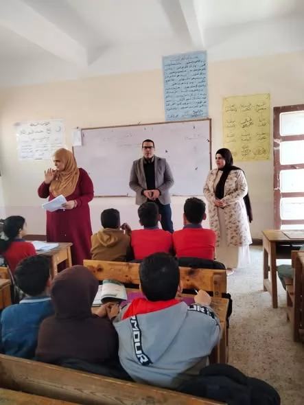 وكيل تعليم الإسماعيلية يتفقد مدارس القنطرة غرب..صور