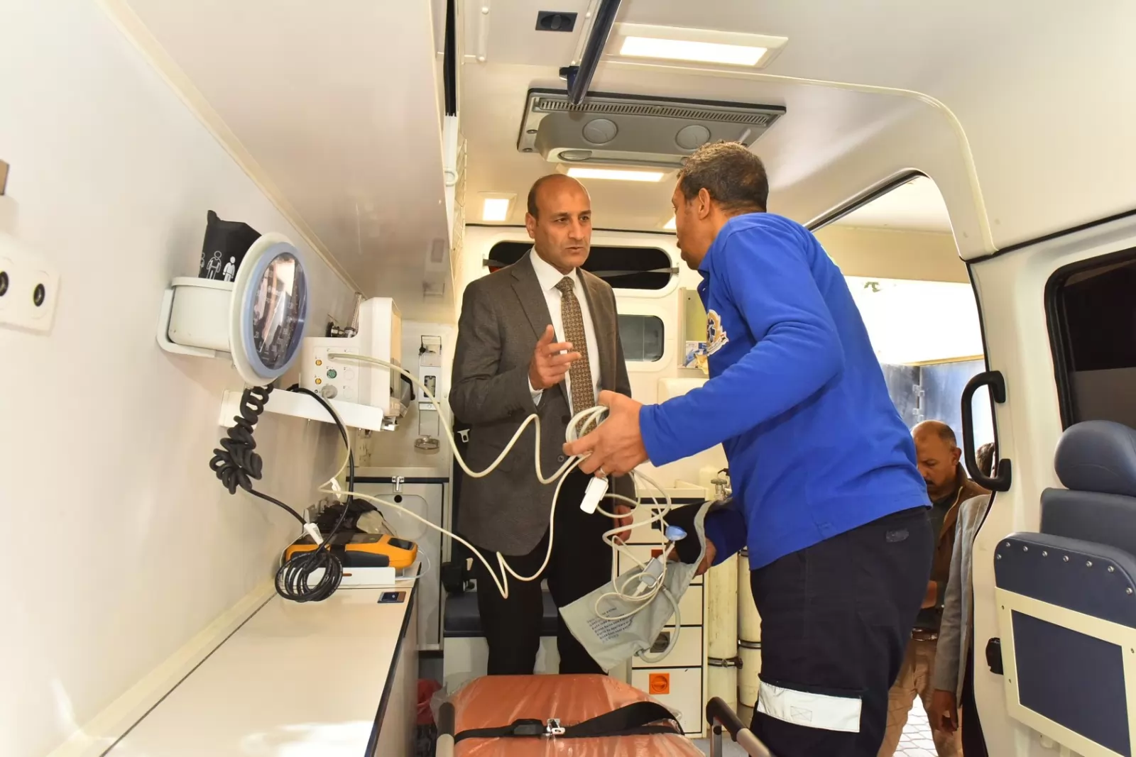 جولة مفاجئة بتمركز إسعاف طريق علوان في أسيوط لمتابعة مستوى الجاهز