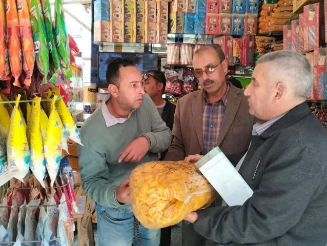 جبر يباشر أعمال لجنة حماية المستهلك وتحرير 44 مخالفة تموينية