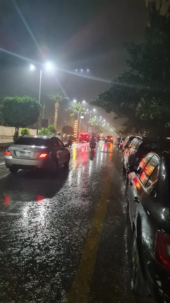 هطول أمطار غزيرة في الأقصر