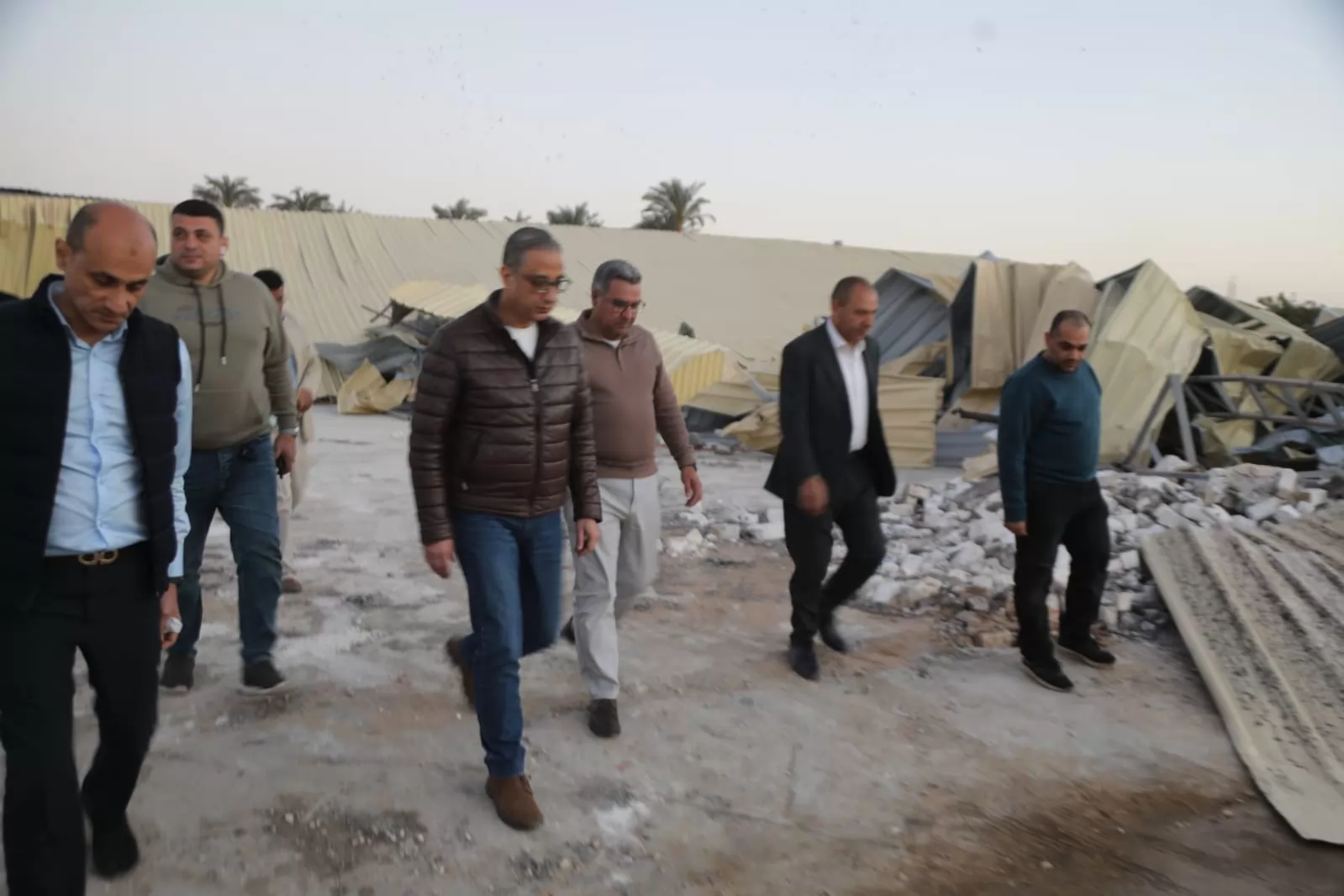 محافظة الجيزة تزيل أكبر تعدي على الأراضي الزراعية بأبو النمرس 