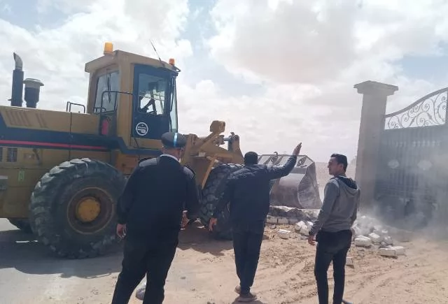 جهاز العلمين الجديدة ينفذ 22 قرار إزالة للتعديات على أراضى الدولة