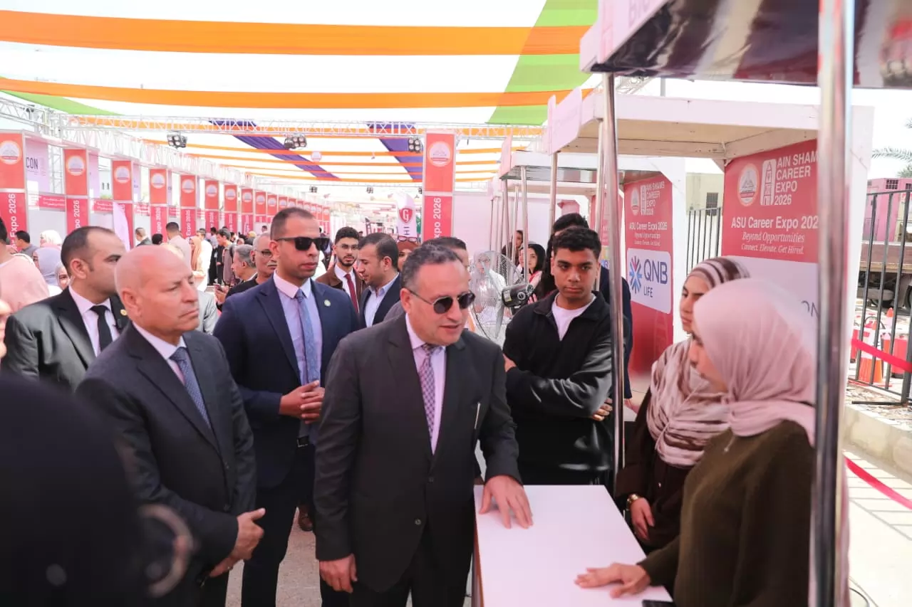 وزير التعليم العالي يفتتح الملتقى التوظيفي الأكبر بجامعة عين شمس