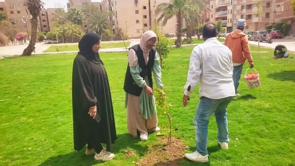 يوما بيئيا لزراعة الأشجار في الإسماعيلية..صور