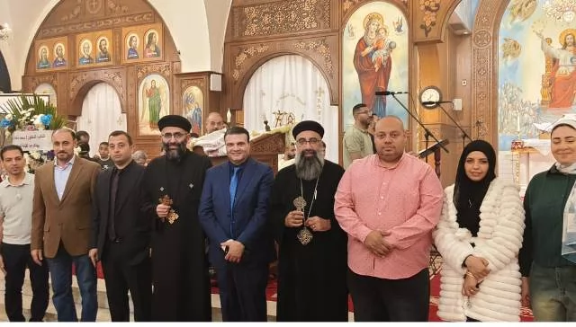 الشعب الجمهورى بمدينة بدر يهنئ الأخوة المسيحين بعيد القيامة المجي