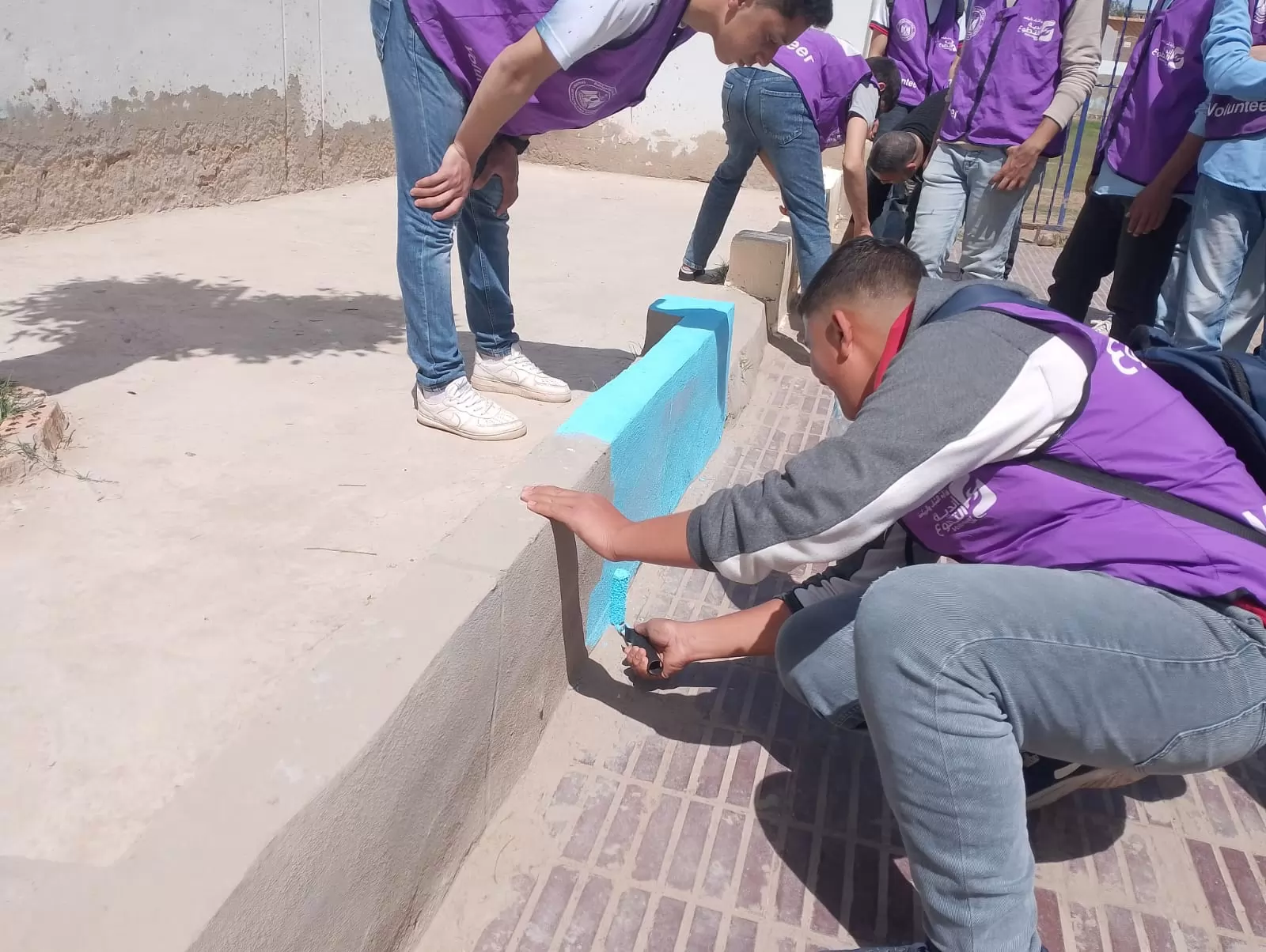  شباب كفر الشيخ يجمّلون مراكز بيلا 