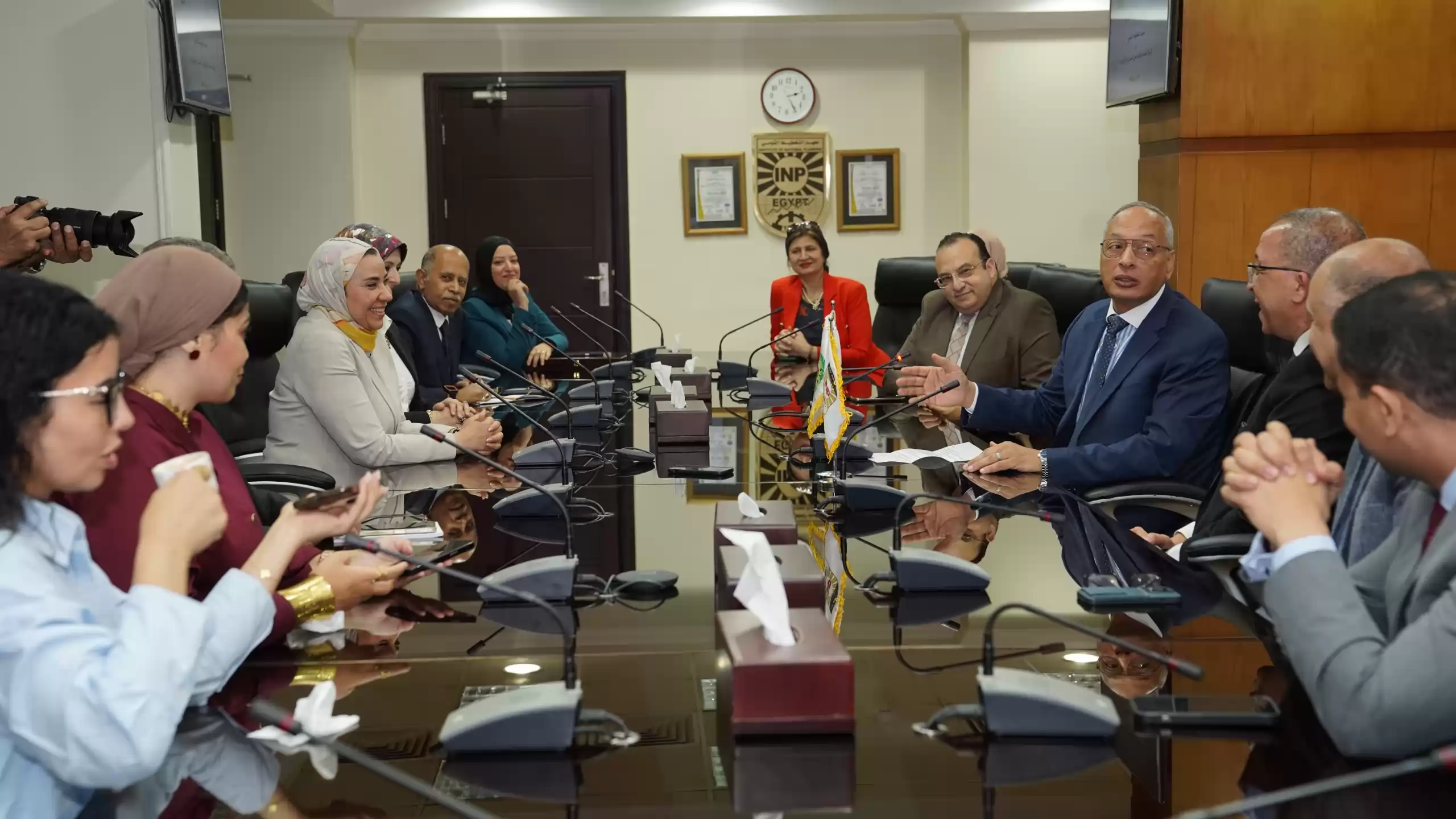 بروتوكول تعاون بين معهد التخطيط القومي والرقابة على الصادرات