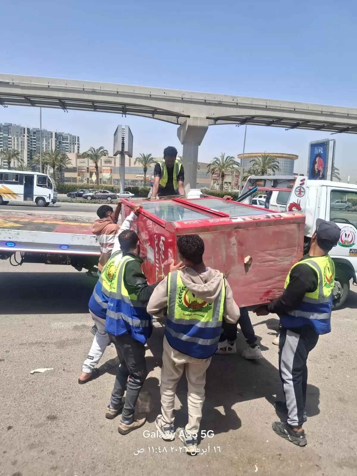  حملات مكثفة لإزالة الإشغالات بـ6 أكتوبر .. صور
