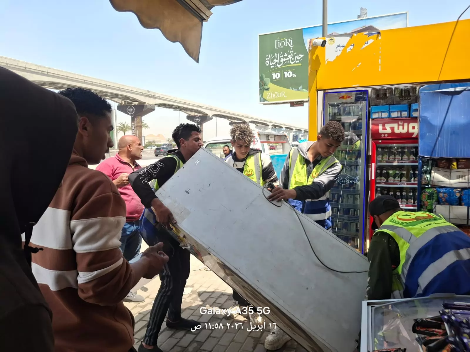  حملات مكثفة لإزالة الإشغالات بـ6 أكتوبر .. صور