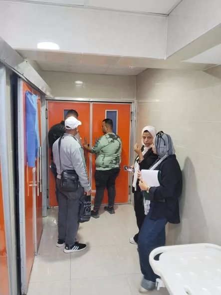 غلق وتشميع مركز ولادة شهير بالإسماعيلية..صور