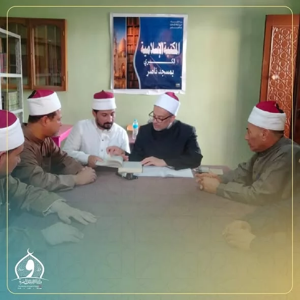 أوقاف الإسماعيلية تفاجئ مكتبات المساجد,,صور