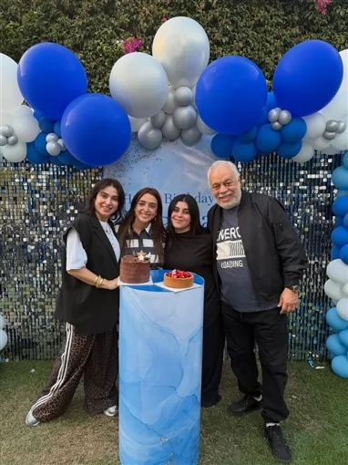 روجينا تحتفل بعيد ميلادها مع زوجها