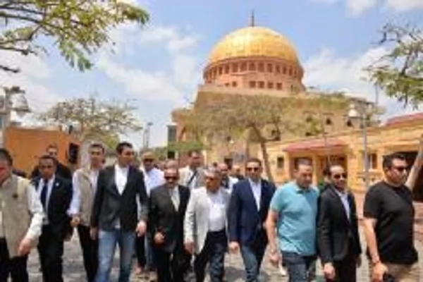 وزير الشباب والرياضة يتفقد عدد من المنشآت الرياضية بالدقهلية