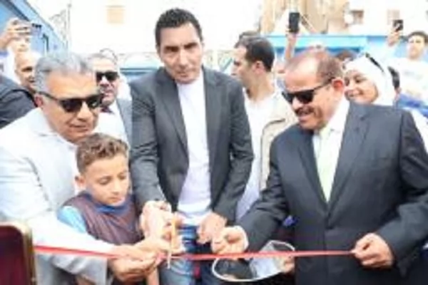 وزير الشباب والرياضة يتفقد عدد من المنشآت الرياضية بالدقهلية