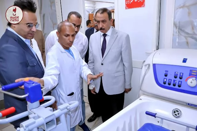 محافظ سوهاج يتفقد مستشفى سوهاج العام