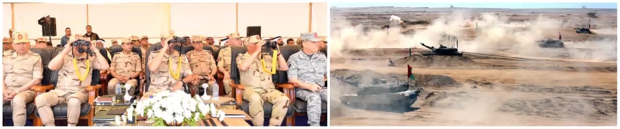 وزير الدفاع يشهد تنفيذ المرحلة الرئيسية للمشروع التكتيكي بجنود 
