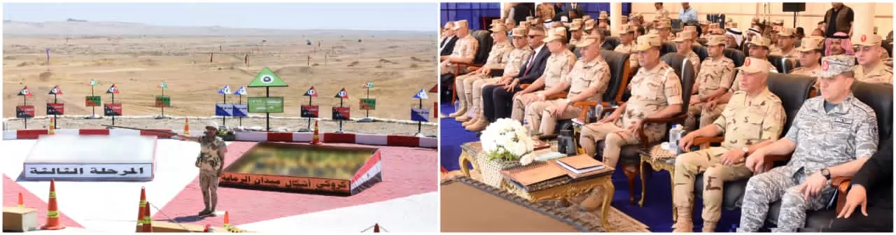 وزير الدفاع يشهد تنفيذ المرحلة الرئيسية للمشروع التكتيكي بجنود 