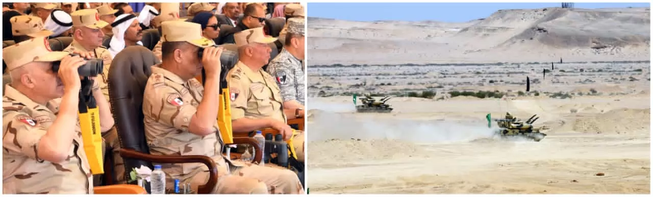 وزير الدفاع يشهد تنفيذ المرحلة الرئيسية للمشروع التكتيكي بجنود 