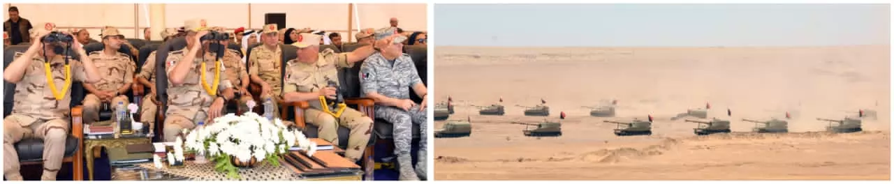 وزير الدفاع يشهد تنفيذ المرحلة الرئيسية للمشروع التكتيكي بجنود 