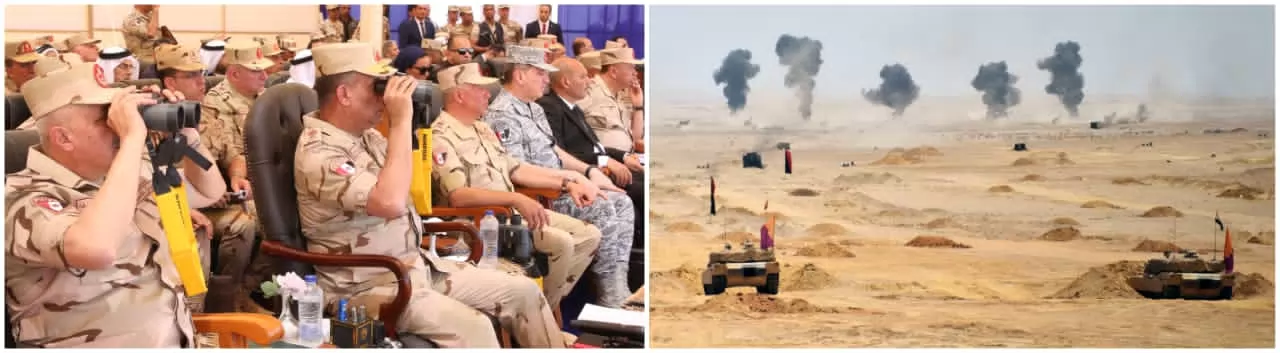 وزير الدفاع يشهد تنفيذ المرحلة الرئيسية للمشروع التكتيكي بجنود 