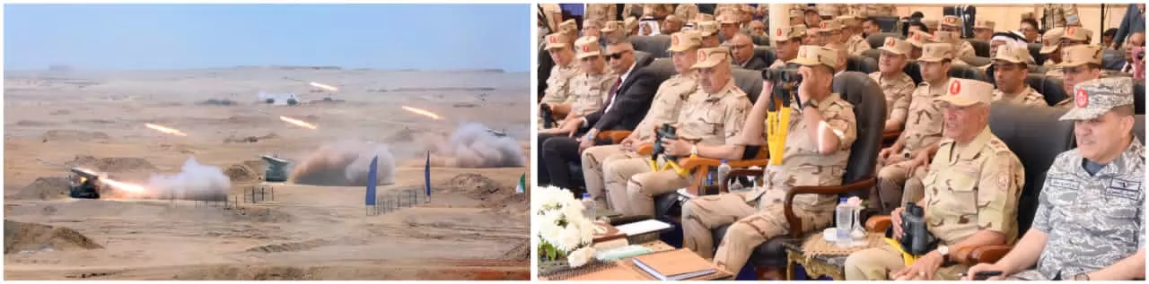 وزير الدفاع يشهد تنفيذ المرحلة الرئيسية للمشروع التكتيكي بجنود 