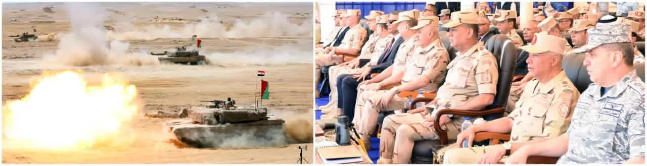 وزير الدفاع يشهد تنفيذ المرحلة الرئيسية للمشروع التكتيكي بجنود 