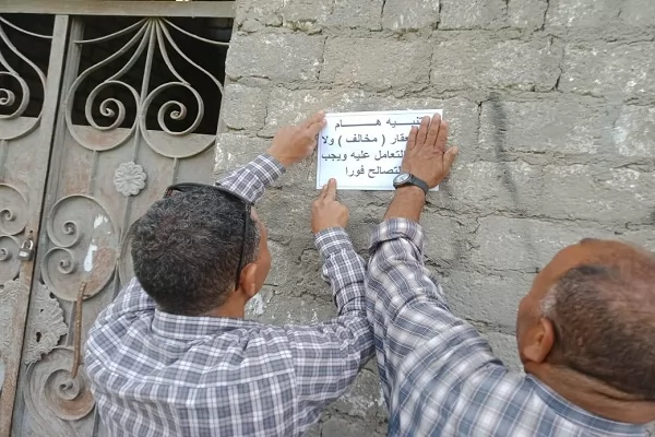 السكرتير العام بالمنيا يتابع حملات الإزالة وطرق الأبواب بالمراكز
