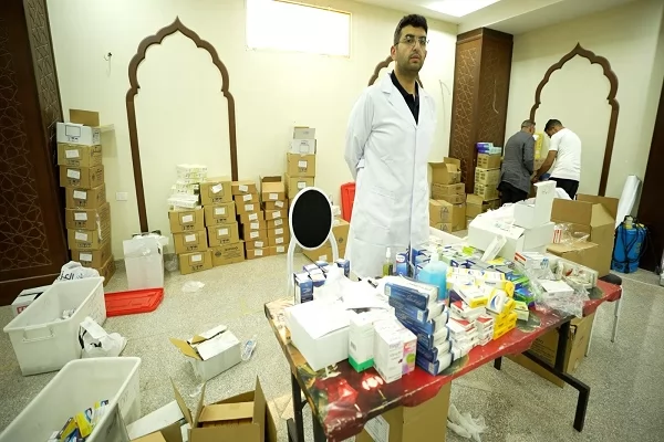 مستقبل وطن ينظم قافلة طبية بقاعة بمسجد الدهار الكبير بالبحرالاحمر
