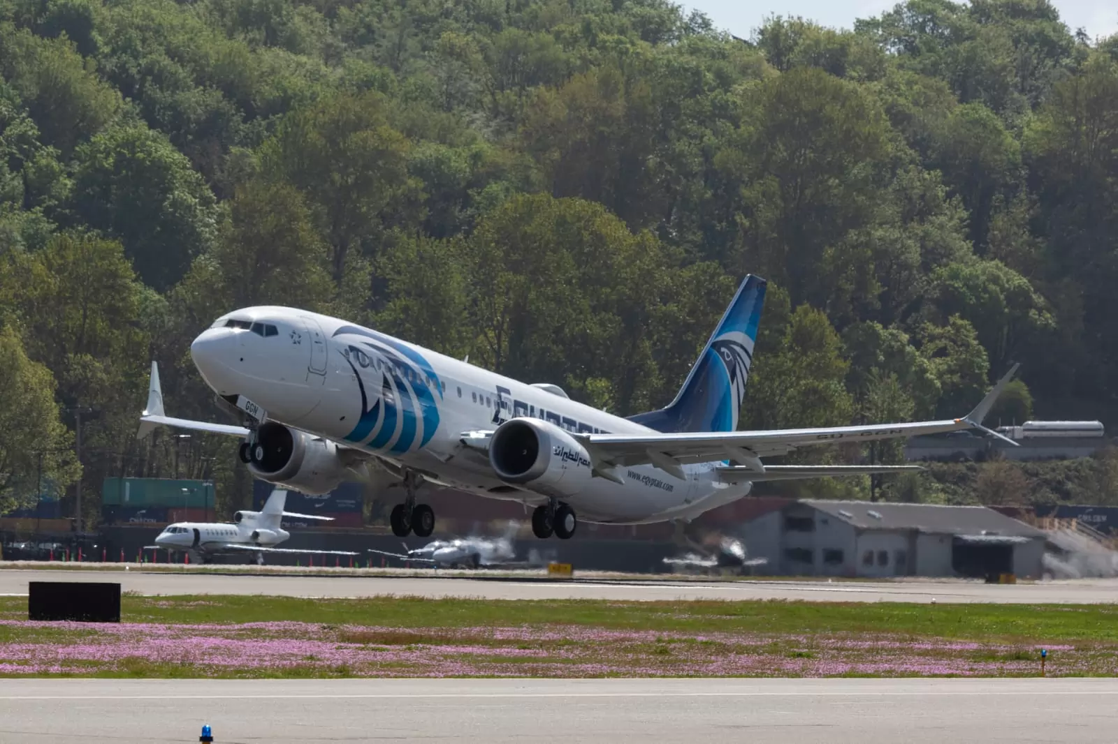 مصر للطيران تتسلّم أولى طائرات بوينج B737-8Max 