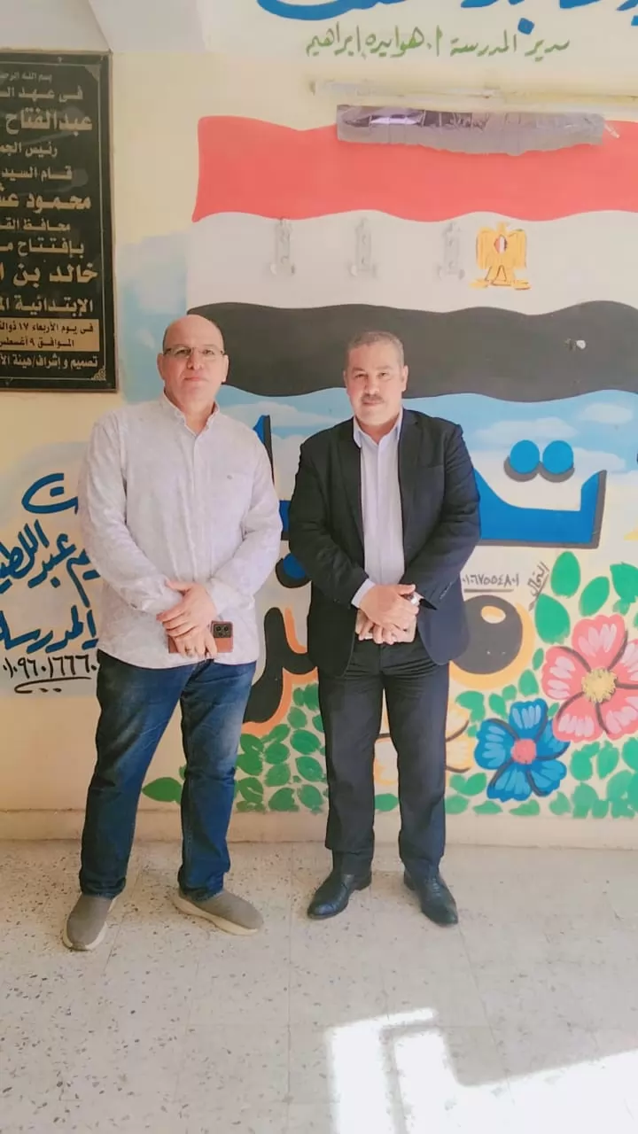 مدير تعليم الخانكة يتابع الإمتحانات الشهرية بالمدارس