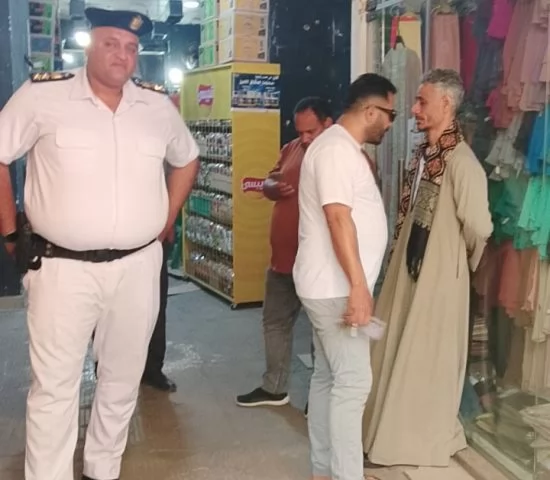 جهاز 15 مايو يشن حملة شرسة على المخالفات بالتعاون مع شرطة التعمير