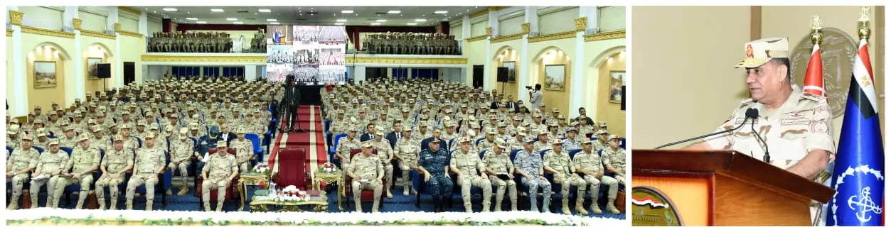 وزير الدفاع يلتقى عدداً من مقاتلى المنطقة الجنوبية العسكرية.. فيد