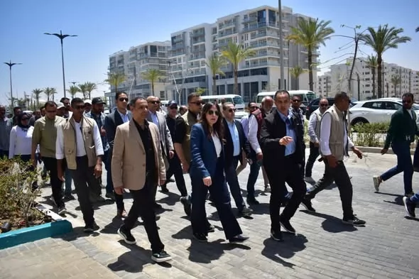 وزيرة الإسكان تتفقد المركز التكنولوجي بالعلمين الجديدة 