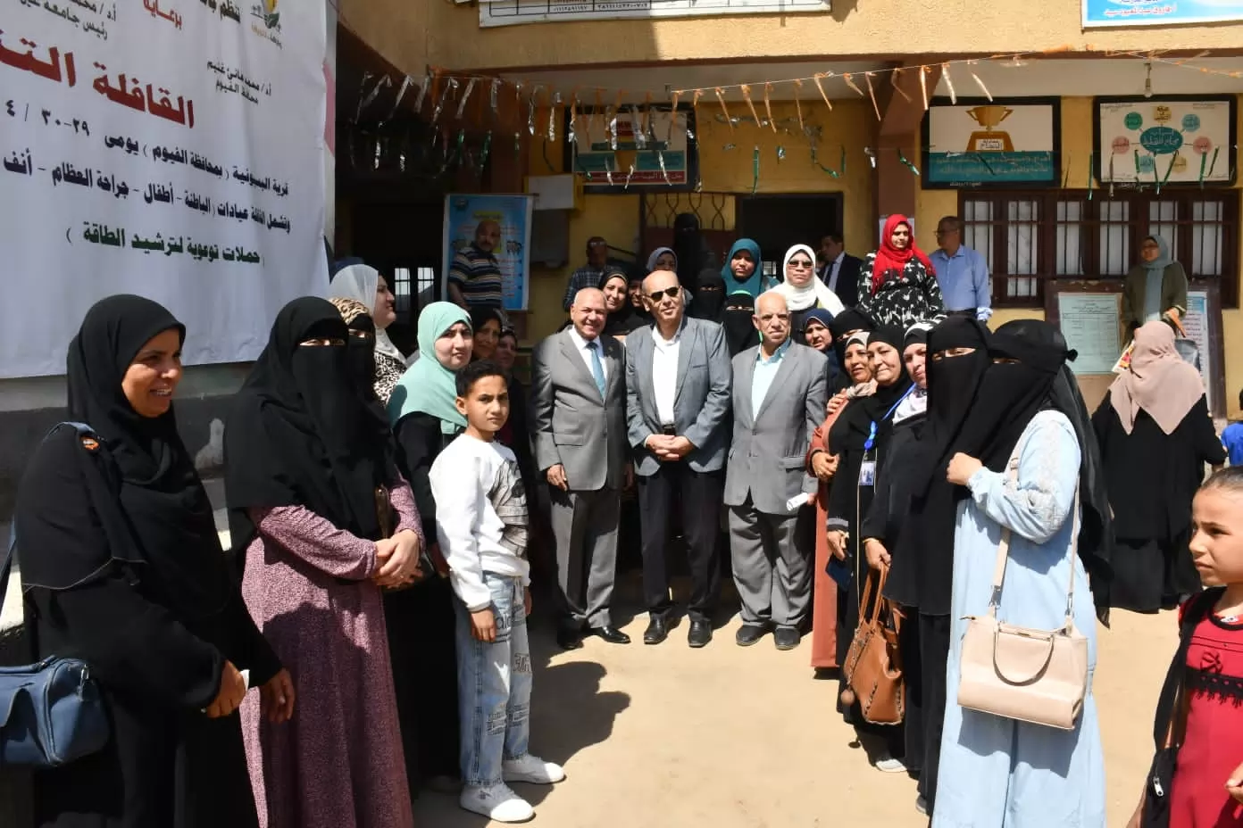5 آلاف مستفيد من قافلة جامعة عين شمس التنموية لمحافظة الفيوم